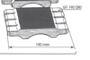 Picture of Garniture de protection - 0,80 mm x 190 mm GT190080 pour guide de toupie GTS